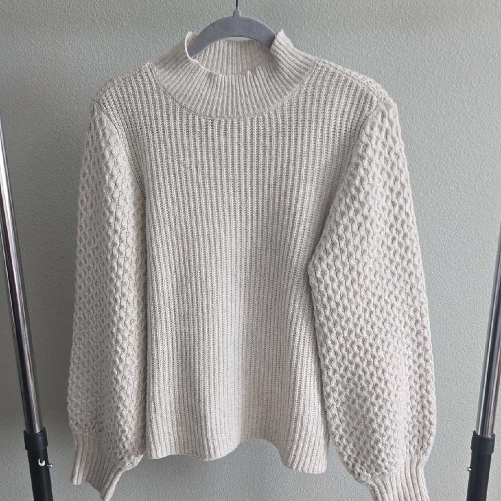 Sanctuary Cream Cowl Neck Sweater